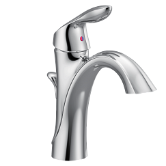 MOEN 6400 Eva One-Handle Bathroom Sink Faucet - Chrome
