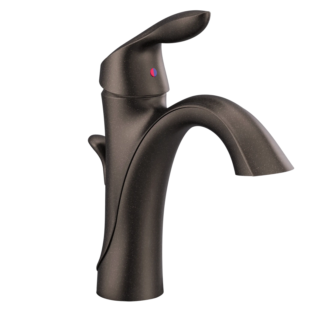 MOEN 6400ORB Eva One-Handle Bathroom Sink Faucet - Oil Rubbed Bronze