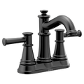 MOEN 6401BL Belfield Two-Handle Centerset Bathroom Sink Faucet - Matte Black