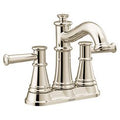 MOEN 6401NL Belfield Two-Handle Centerset Bathroom Sink Faucet - Polished Nickel