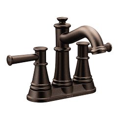MOEN 6401ORB Belfield Two-Handle Centerset Bathroom Sink Faucet - Oil Rubbed Bronze