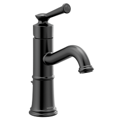 MOEN 6402BL Belfield One-Handle Bathroom Sink Faucet - Matte Black
