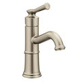 MOEN 6402BN Belfield One-Handle Bathroom Sink Faucet - Brushed Nickel