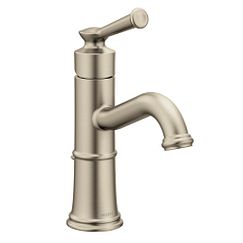MOEN 6402BN Belfield One-Handle Bathroom Sink Faucet - Brushed Nickel