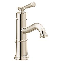 MOEN 6402NL Belfield One-Handle Bathroom Sink Faucet - Polished Nickel