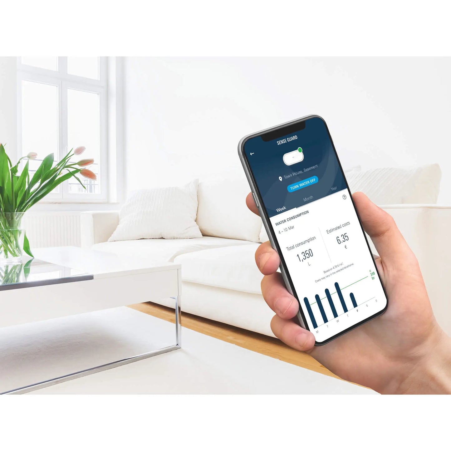 GROHE 22503LN0 Sense Smart Water Controller - Sense Guard White