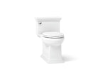 KOHLER K-6428-0 Memoirs Stately One-Piece Compact Elongated Toilet With Skirted Trapway, 1.28 Gpf - White