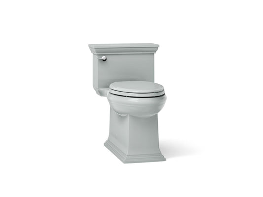 KOHLER K-6428-95 Memoirs Stately One-piece compact elongated toilet with skirted trapway, 1.28 gpf - Ice Grey
