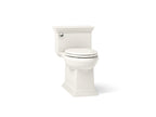 KOHLER K-6428-96 Memoirs Stately One-Piece Compact Elongated Toilet With Skirted Trapway, 1.28 Gpf - Biscuit