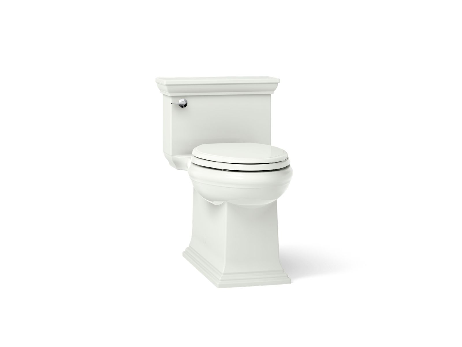 KOHLER K-6428-NY Memoirs Stately One-Piece Compact Elongated Toilet With Skirted Trapway, 1.28 Gpf - Dune