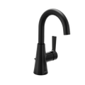MOEN 64430BL Jase One-Handle Single Hole Bathroom Sink Faucet - Matte Black