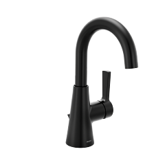 MOEN 64430BL Jase One-Handle Bathroom Faucet - Matte Black