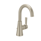 MOEN 64430BN Jase One-Handle Single Hole Bathroom Sink Faucet - Brushed Nickel