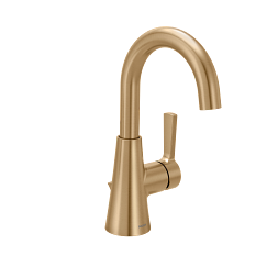 MOEN 64430BZG Jase Bronzed Gold One-Handle Bathroom Faucet - Bronzed Gold