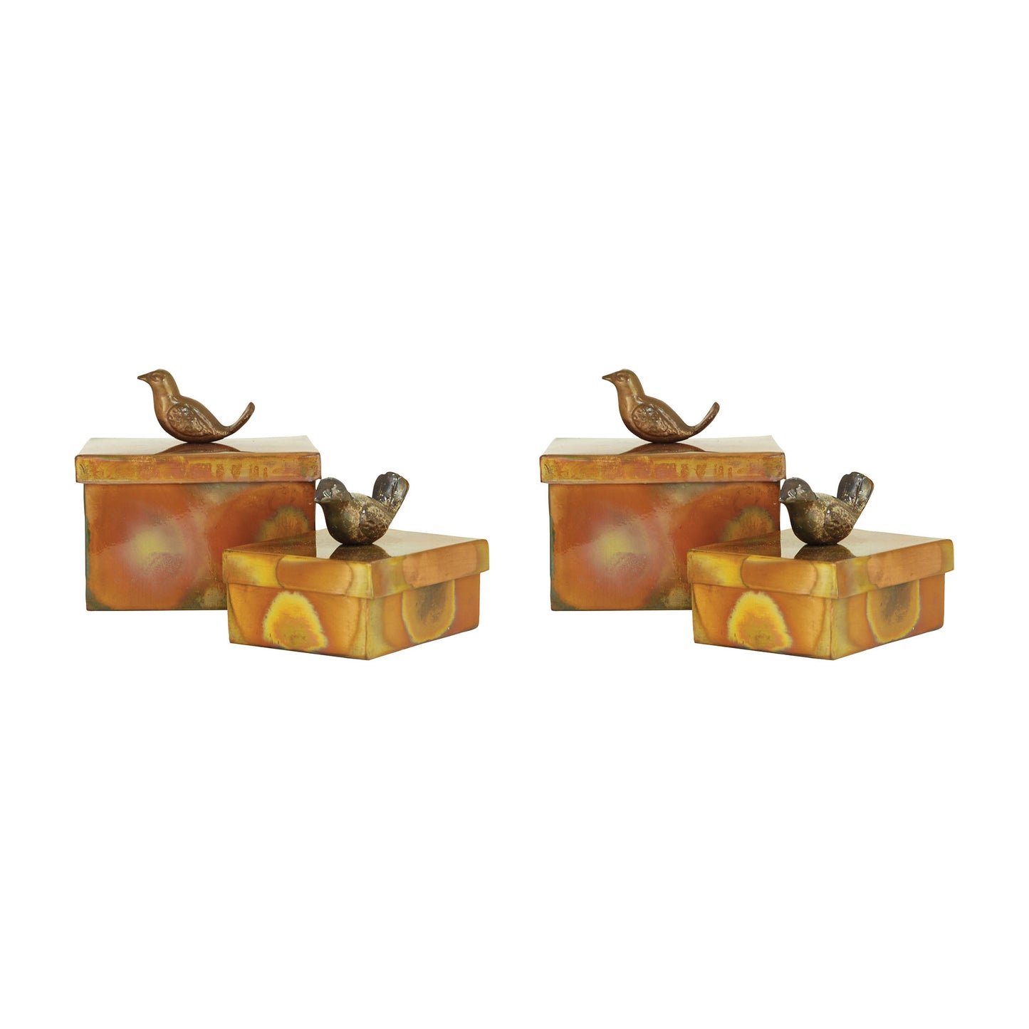 ELK STUDIO 644658/S2 Woodlands Boxes (Set of 2)