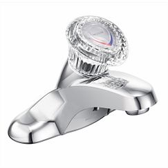 MOEN 64601 Chateau One-Handle Low Arc Bathroom Faucet - Chrome