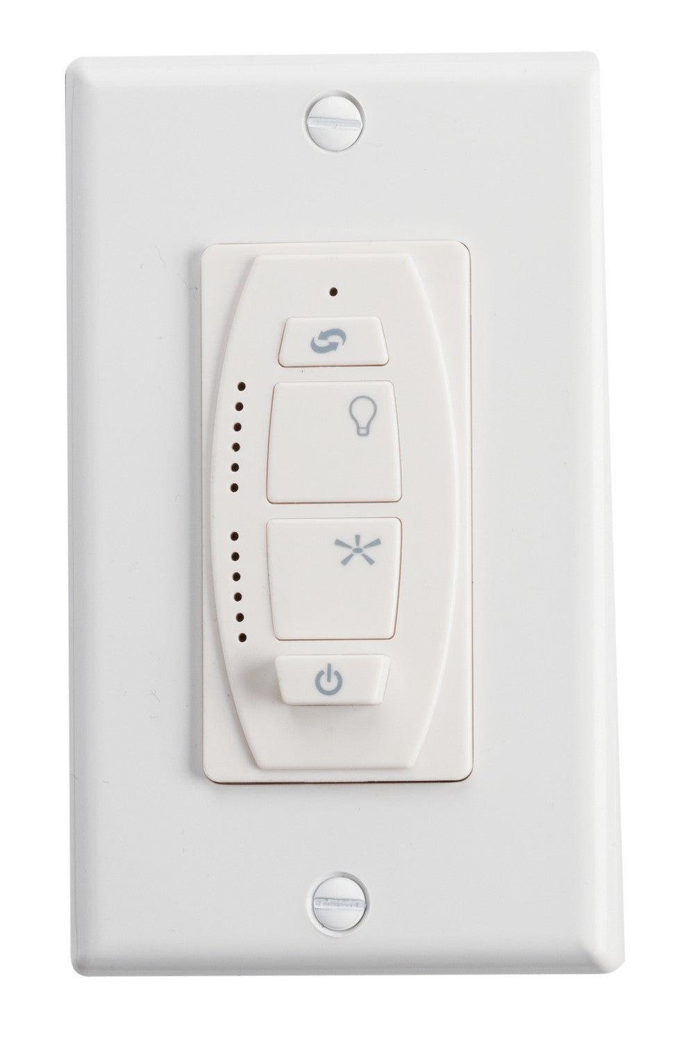 KICHLER 370036WHTR 6 Speed Dc Wall Transmitter Full Function White
