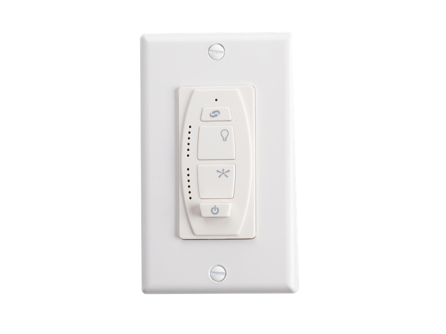 KICHLER 370036IVTR 6 Speed Dc Wall Transmitter Full Function Ivory