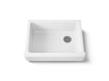 KOHLER K-6486-0 Whitehaven 29-1/2" Undermount Single-Bowl Farmhouse Kitchen Sink - White