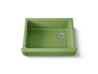 KOHLER K-6486-34 Whitehaven 29-1/2" Undermount Single-Bowl Farmhouse Kitchen Sink - Fresh Green
