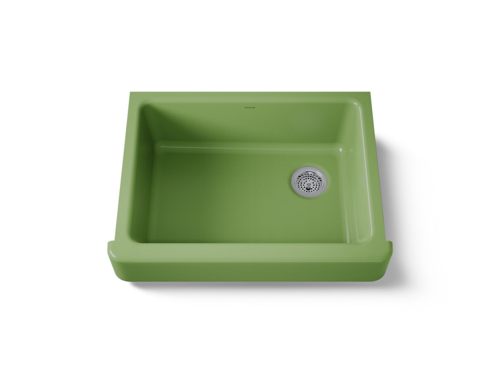 KOHLER K-6486-34 Whitehaven 29-1/2" Undermount Single-Bowl Farmhouse Kitchen Sink - Fresh Green