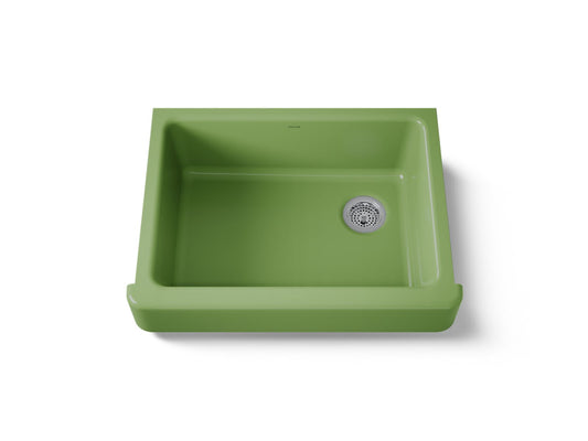 KOHLER K-6486-34 Whitehaven 29-1/2" undermount single-bowl farmhouse kitchen sink - Fresh Green