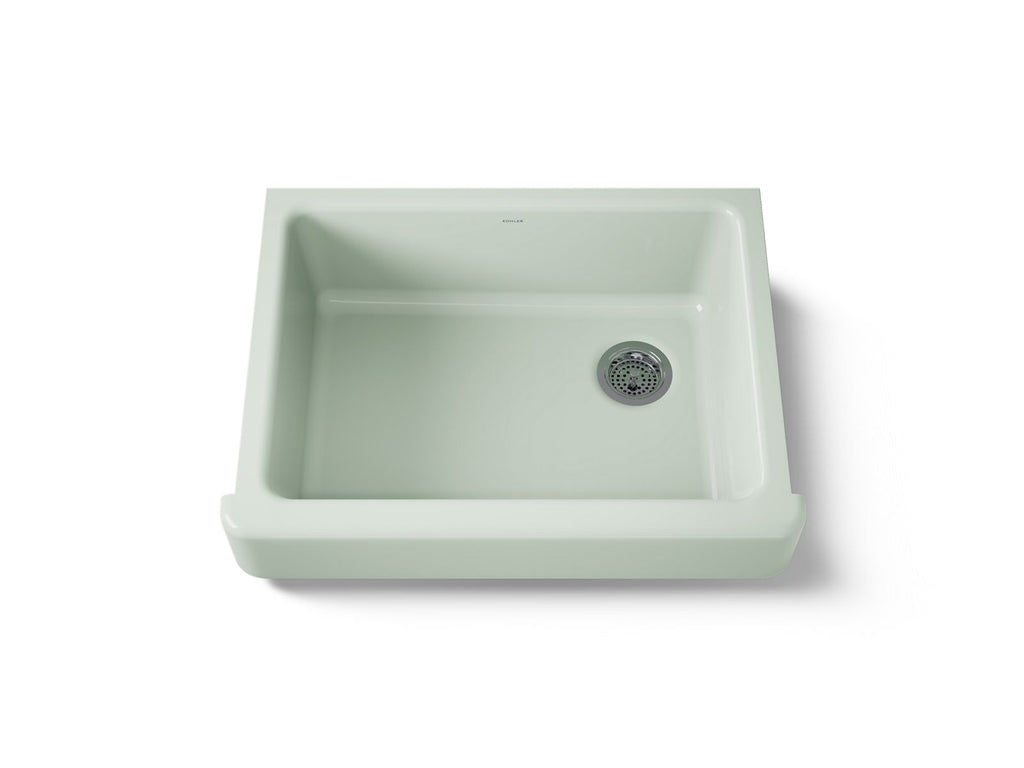 KOHLER K-6486-42 Whitehaven 29-1/2" Undermount Single-Bowl Farmhouse Kitchen Sink - Aspen Green