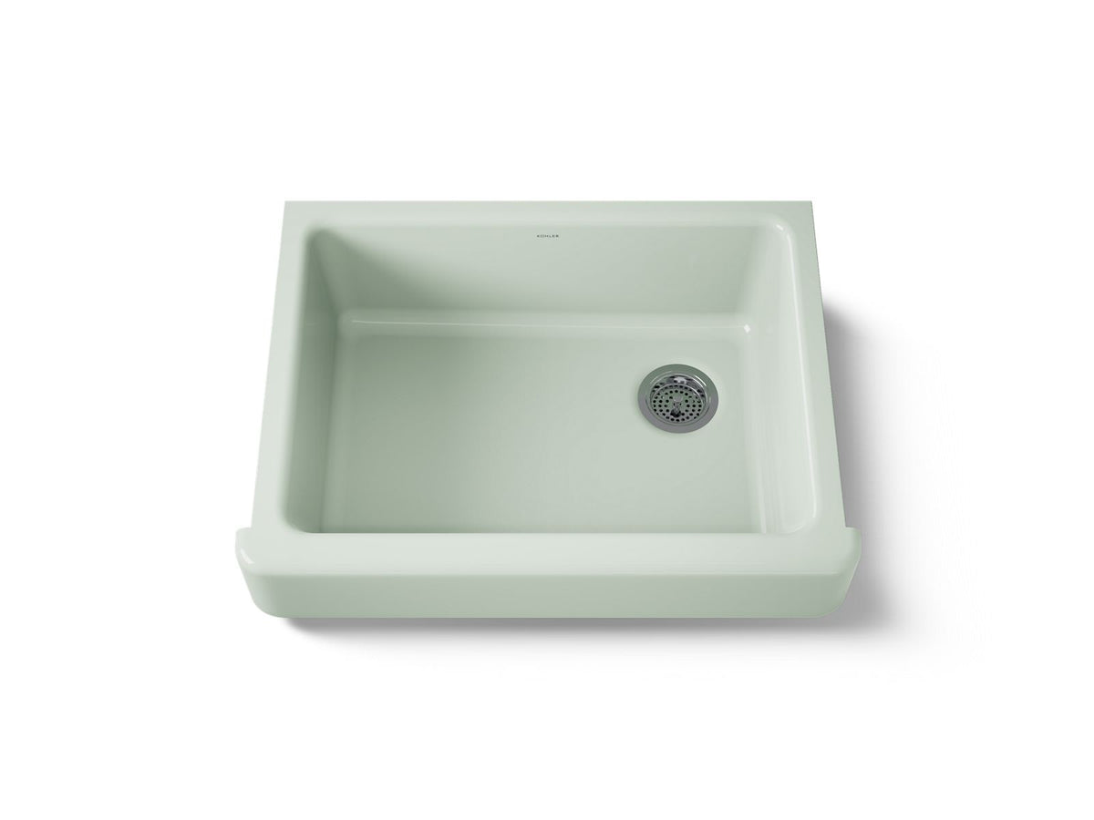 KOHLER K-6486-42 Whitehaven 29-1/2" Undermount Single-Bowl Farmhouse Kitchen Sink - Aspen Green