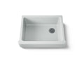 KOHLER K-6486-95 Whitehaven 29-1/2" Undermount Single-Bowl Farmhouse Kitchen Sink - Ice Grey