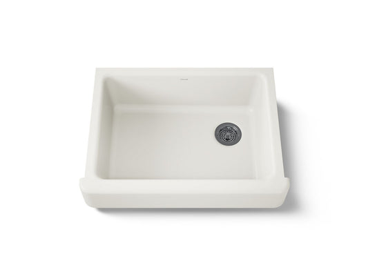 KOHLER K-6486-96 Whitehaven 29-1/2" undermount single-bowl farmhouse kitchen sink - Biscuit