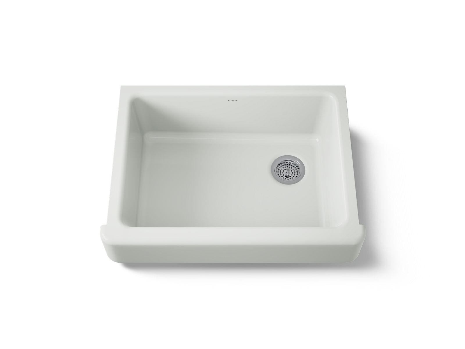 KOHLER K-6486-FF Whitehaven 29-1/2" Undermount Single-Bowl Farmhouse Kitchen Sink - Sea Salt