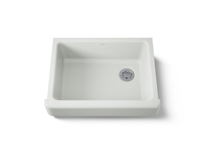 KOHLER K-6486-FF Whitehaven 29-1/2" undermount single-bowl farmhouse kitchen sink - Sea Salt