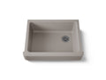 KOHLER K-6486-TRF Whitehaven 29-1/2" Undermount Single-Bowl Farmhouse Kitchen Sink - Truffle