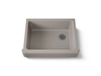 KOHLER K-6486-TRF Whitehaven 29-1/2" Undermount Single-Bowl Farmhouse Kitchen Sink - Truffle