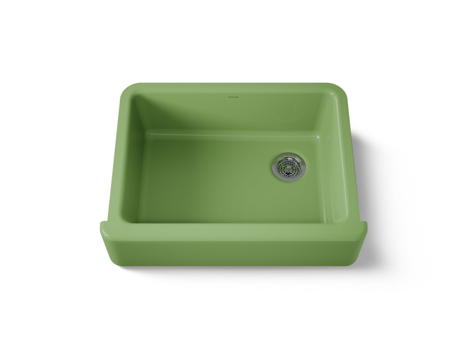 KOHLER K-6487-34 Whitehaven 29-3/4" Undermount Single-Bowl Farmhouse Kitchen Sink - Fresh Green