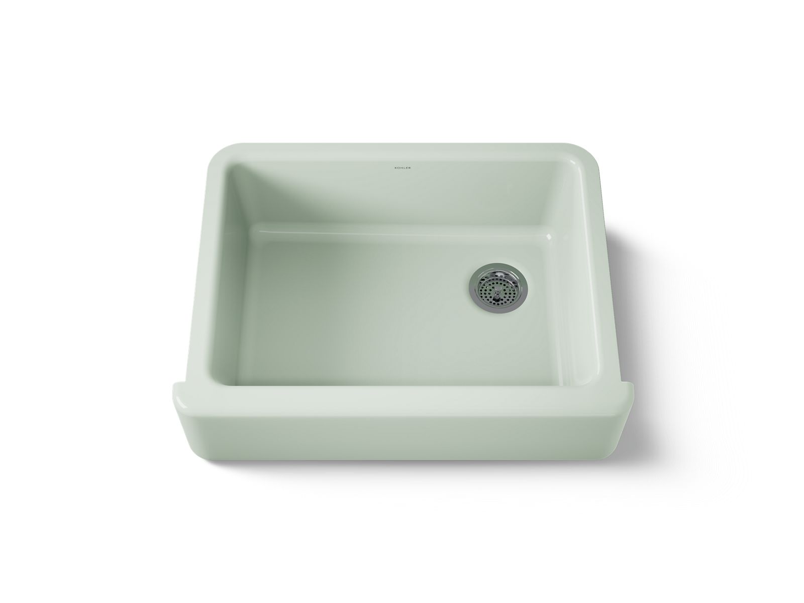 KOHLER K-6487-42 Whitehaven 29-3/4" Undermount Single-Bowl Farmhouse Kitchen Sink - Aspen Green