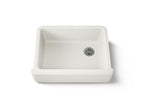 KOHLER K-6487-96 Whitehaven 29-3/4" Undermount Single-Bowl Farmhouse Kitchen Sink - Biscuit