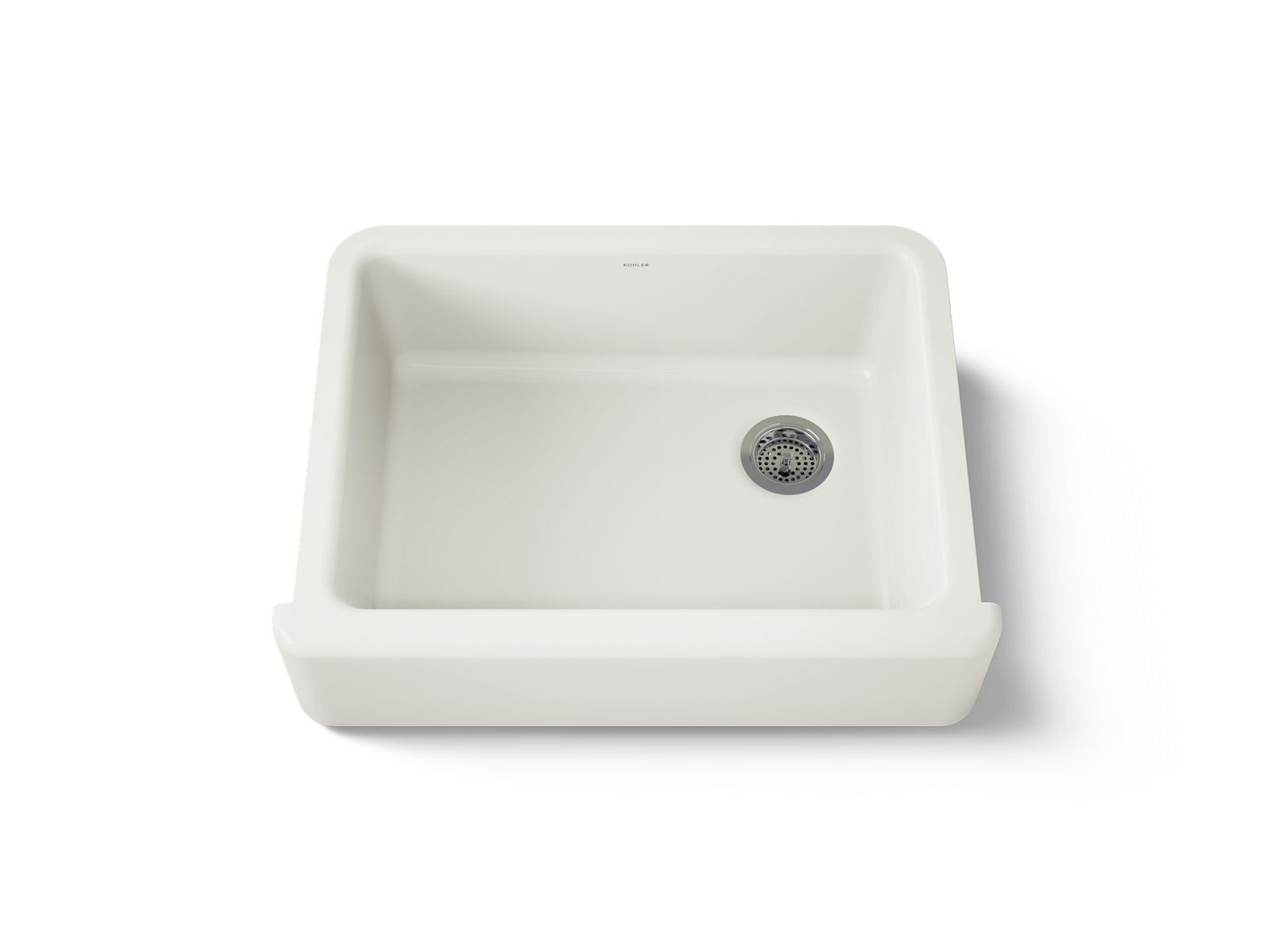 KOHLER K-6487-96 Whitehaven 29-3/4" Undermount Single-Bowl Farmhouse Kitchen Sink - Biscuit