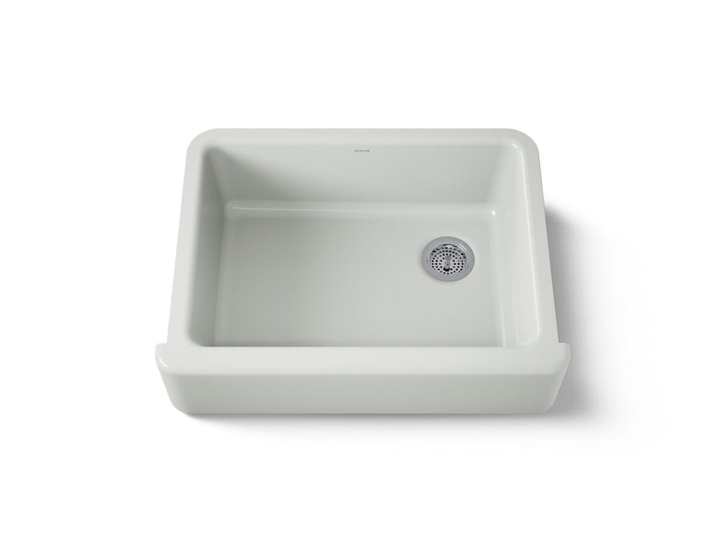 KOHLER K-6487-FF Whitehaven 29-3/4" Undermount Single-Bowl Farmhouse Kitchen Sink - Sea Salt
