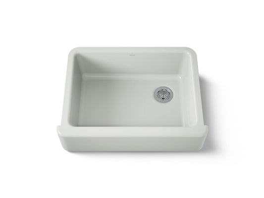 KOHLER K-6487-FF Whitehaven 29-3/4" undermount single-bowl farmhouse kitchen sink - Sea Salt