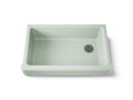KOHLER K-6488-42 Whitehaven 35-1/2" Undermount Single-Bowl Farmhouse Kitchen Sink - Aspen Green