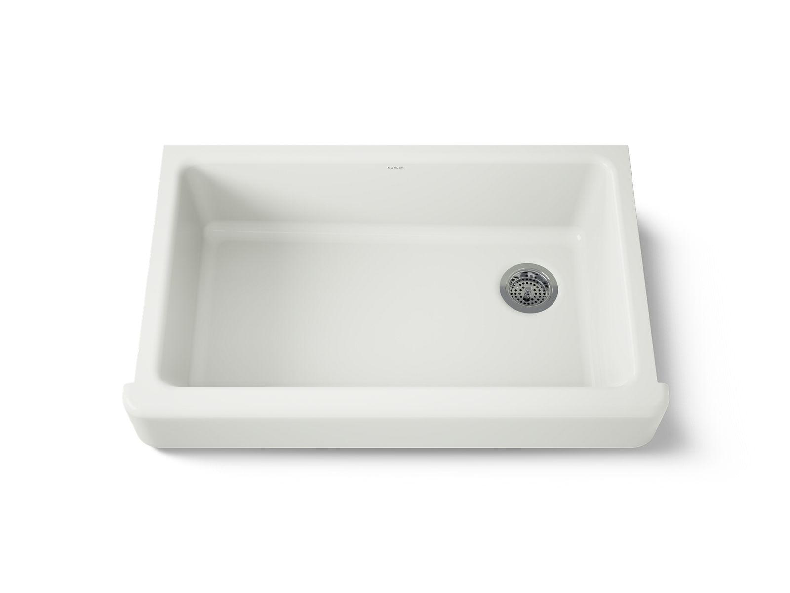 KOHLER K-6488-NY Whitehaven 35-1/2" Undermount Single-Bowl Farmhouse Kitchen Sink - Dune