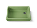 KOHLER K-6489-34 Whitehaven 35-3/4" Undermount Single-Bowl Farmhouse Kitchen Sink - Fresh Green