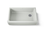 KOHLER K-6489-FF Whitehaven 35-3/4" Undermount Single-Bowl Farmhouse Kitchen Sink - Sea Salt
