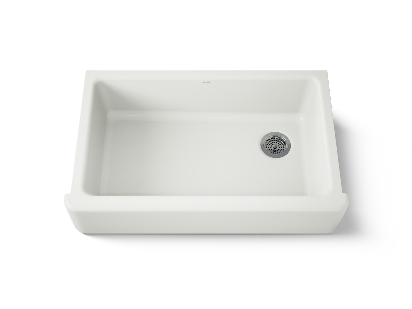 KOHLER K-6489-NY Whitehaven 35-3/4" Undermount Single-Bowl Farmhouse Kitchen Sink - Dune