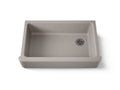 KOHLER K-6489-TRF Whitehaven 35-3/4" Undermount Single-Bowl Farmhouse Kitchen Sink - Truffle