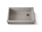 KOHLER K-6489-TRF Whitehaven 35-3/4" Undermount Single-Bowl Farmhouse Kitchen Sink - Truffle