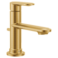 MOEN 6504BG Greenfield One-Handle Bathroom Sink Faucet - Brushed Gold