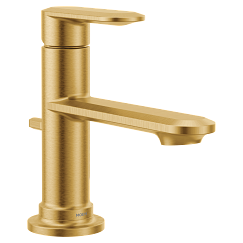 MOEN 6504BG Greenfield One-Handle Bathroom Sink Faucet - Brushed Gold
