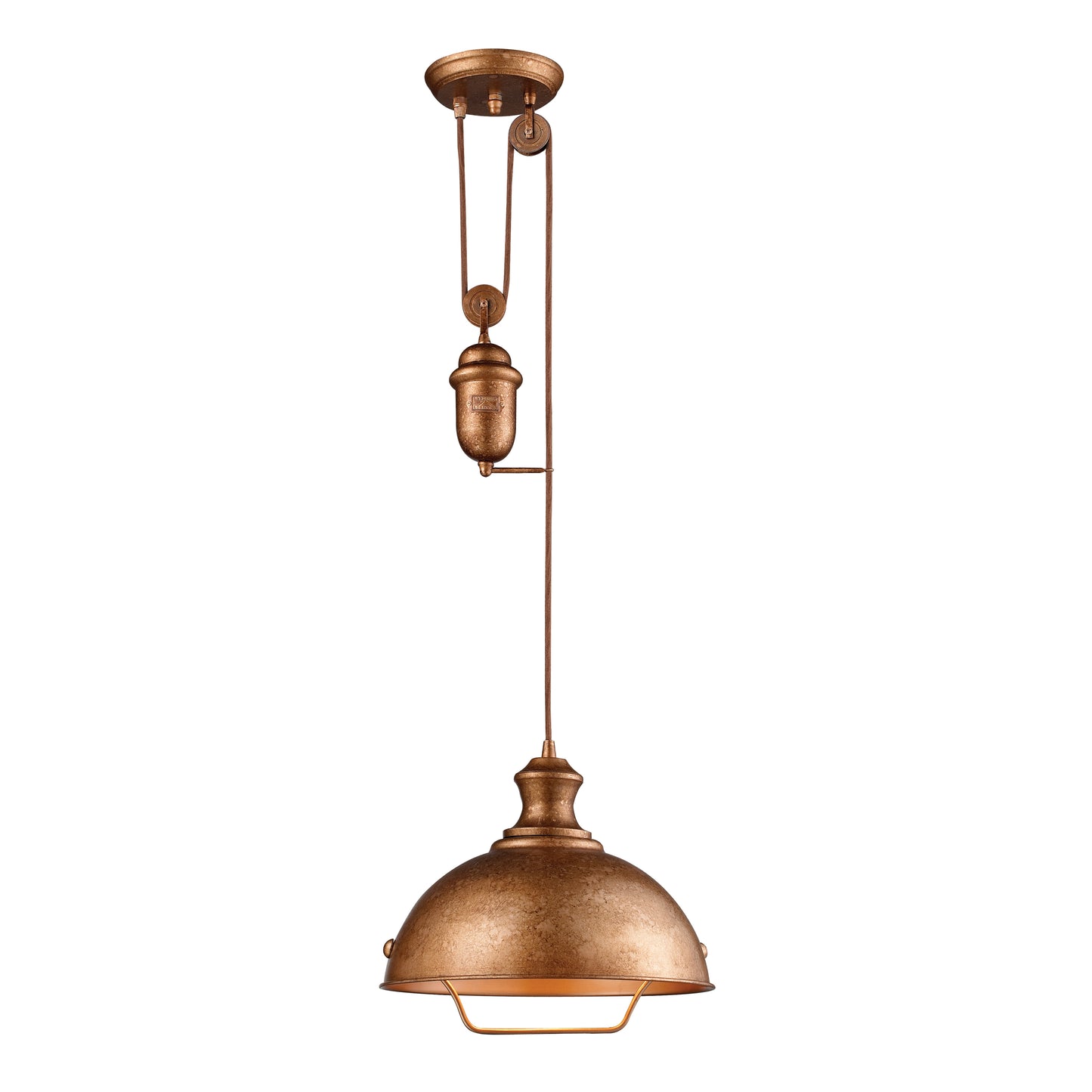 ELK SHOWROOM 65061-1 Farmhouse 14'' Wide 1-Light Pendant - Bellwether Copper